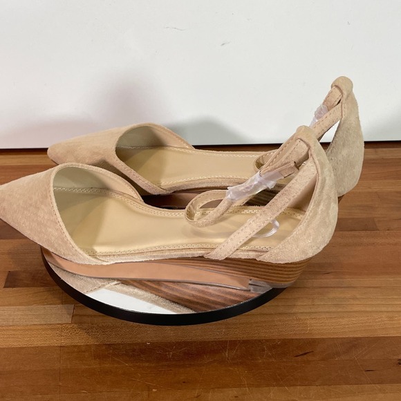 Journee Collection  Women's Arkie Sliver Wedge, nude 8 1/2M - Picture 11 of 12